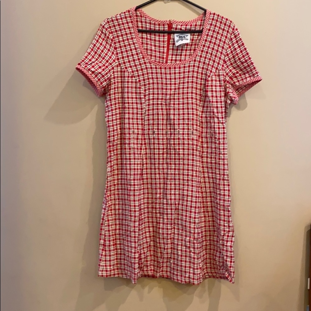 Plaid summer dress